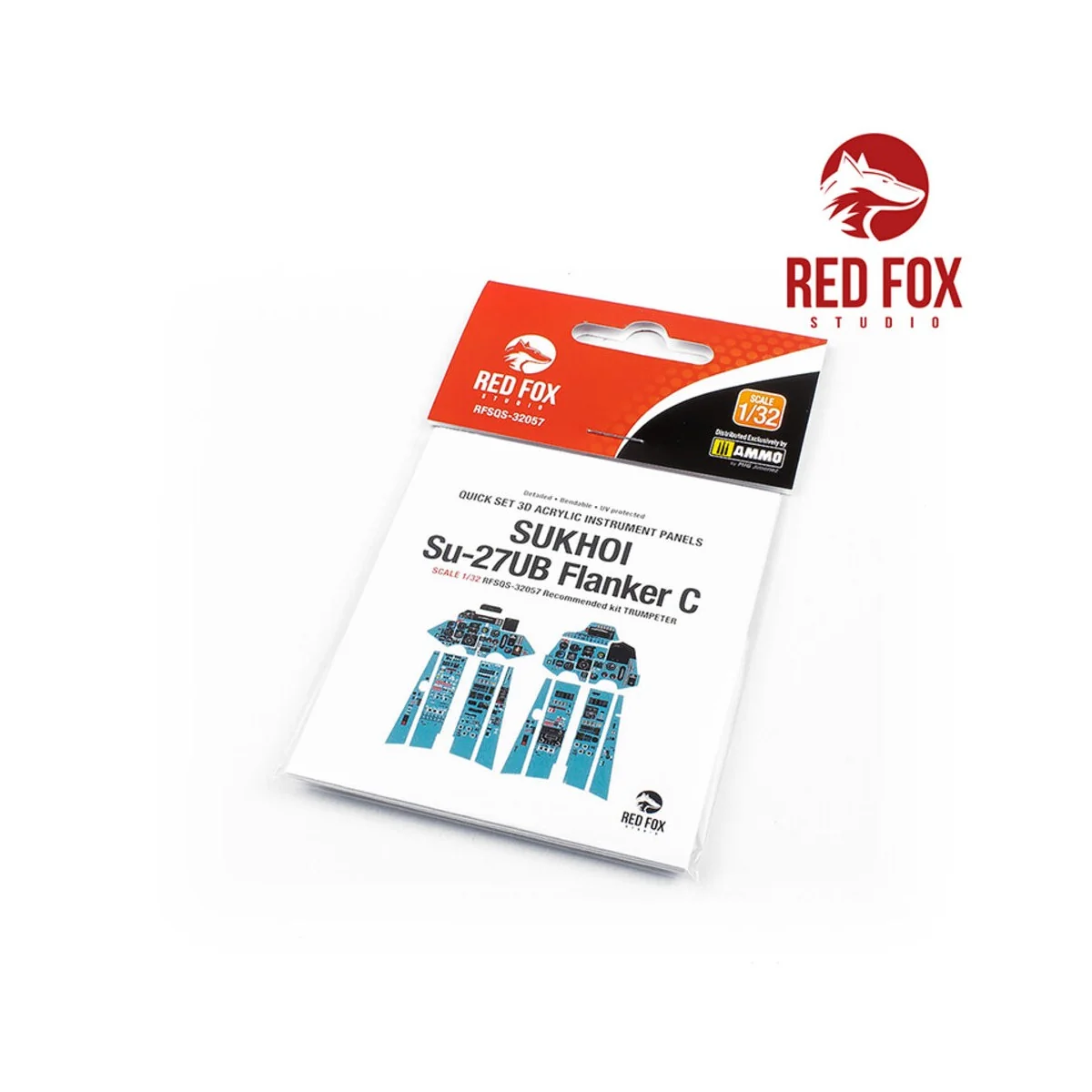 1/32 Sukhoi Su-27 Flanker C (UB) (for Trumpeter kit), 1/32 - Red Fo...