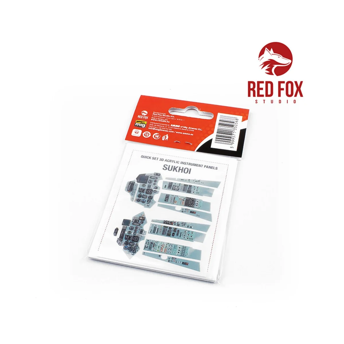 1/32 Sukhoi Su-27 Flanker C (UB) (for Trumpeter kit) - Red Fox Stud...