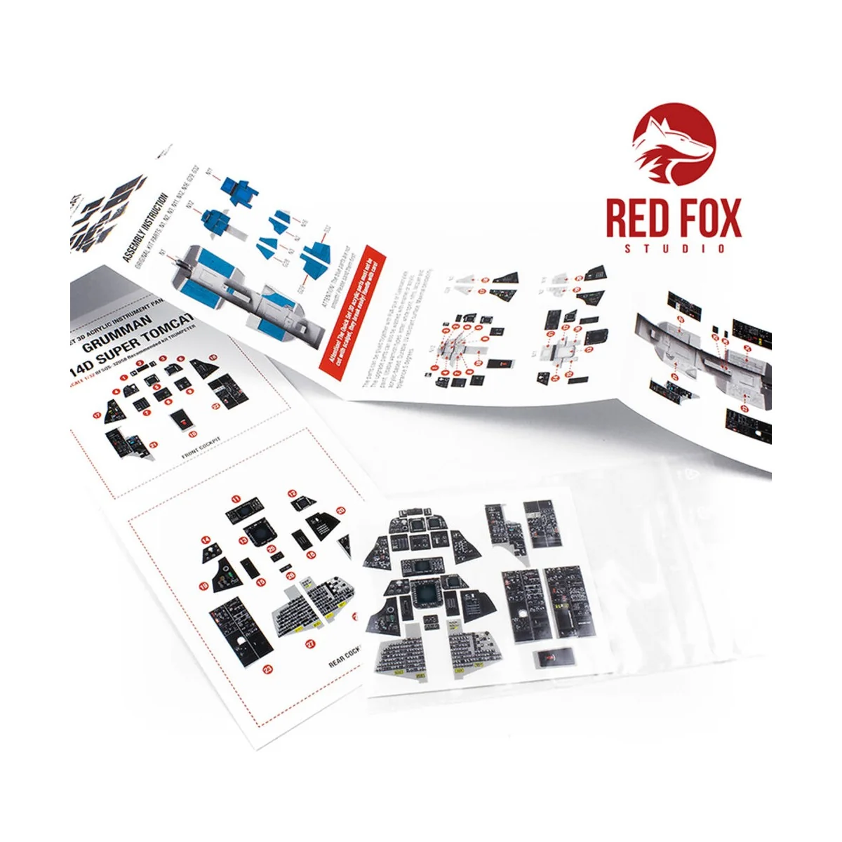 1/32 F-14D Super Tomcat (for Trumpeter kit), 1/32 - Red Fox Studio ...