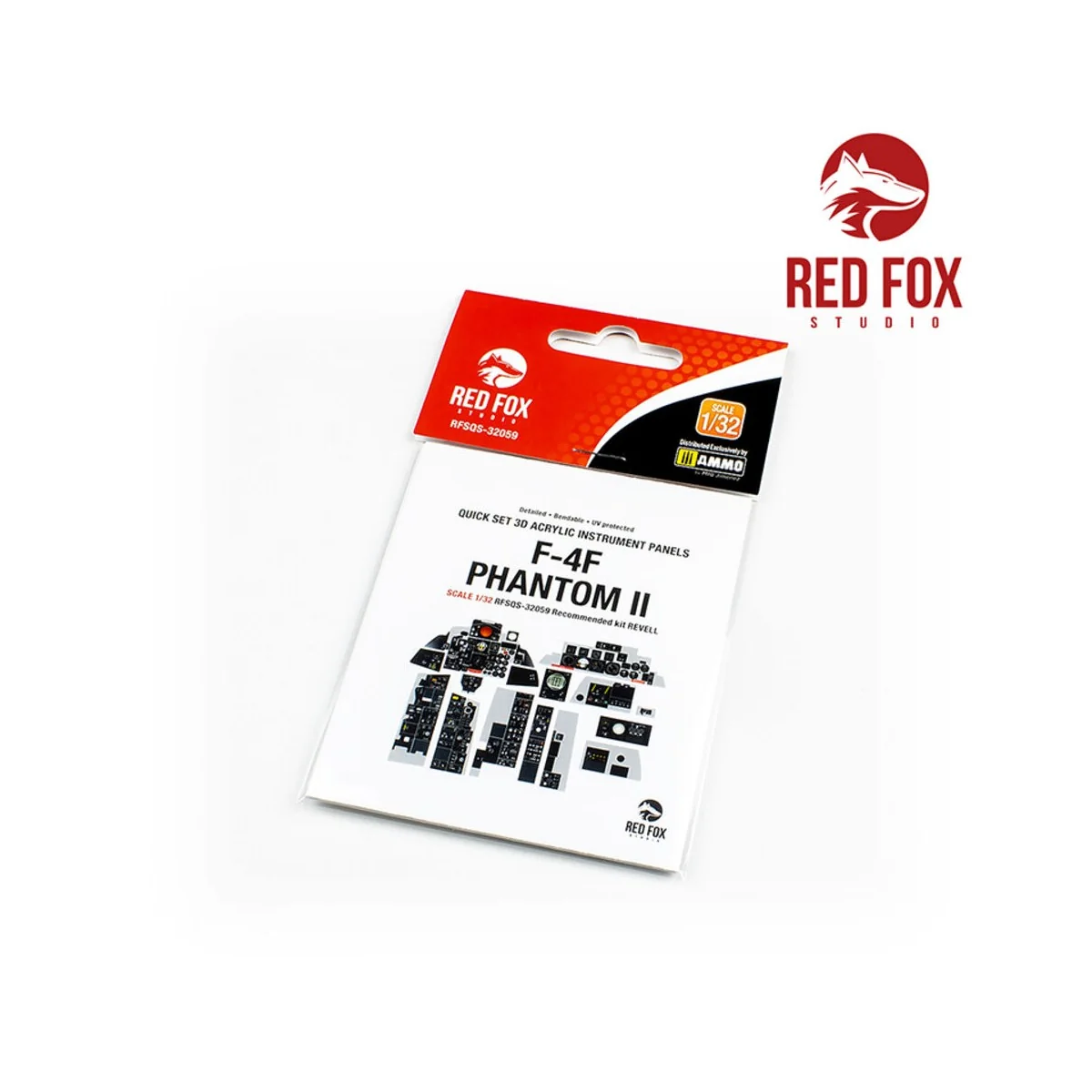 1/32 McDonell DOUGLAS F-4F Phantom II (for Revell Kit), 1/32 - Red ...