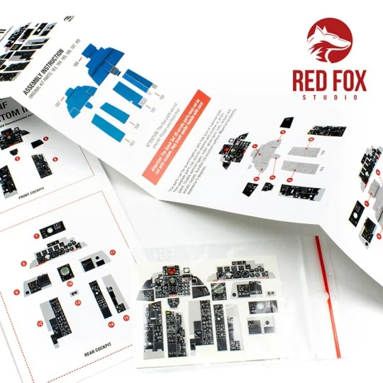 1/32 McDonell DOUGLAS F-4F Phantom II (for Revell Kit), 1/32 - Red ...