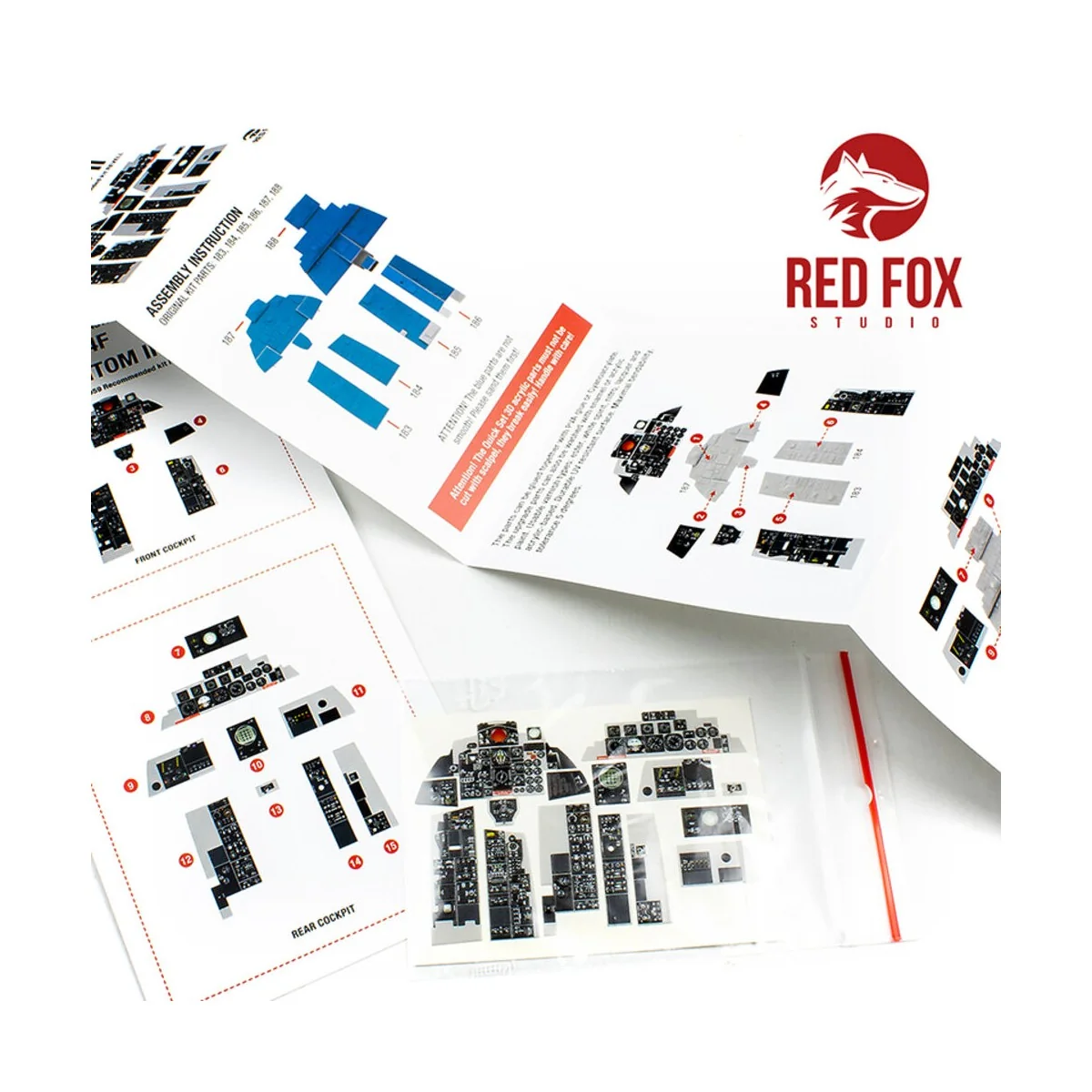 1/32 McDonell DOUGLAS F-4F Phantom II (for Revell Kit), 1/32 - Red ...