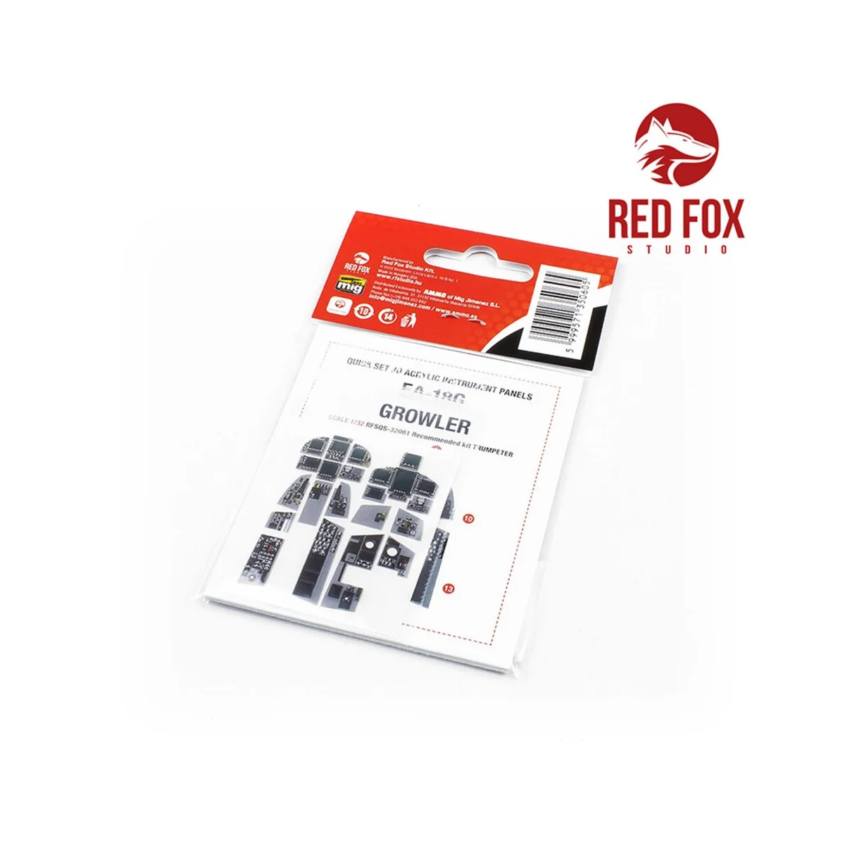 1/32 EA-18G Growler (for Trumpeter kit), 1/32 - Red Fox Studio RFSQ...