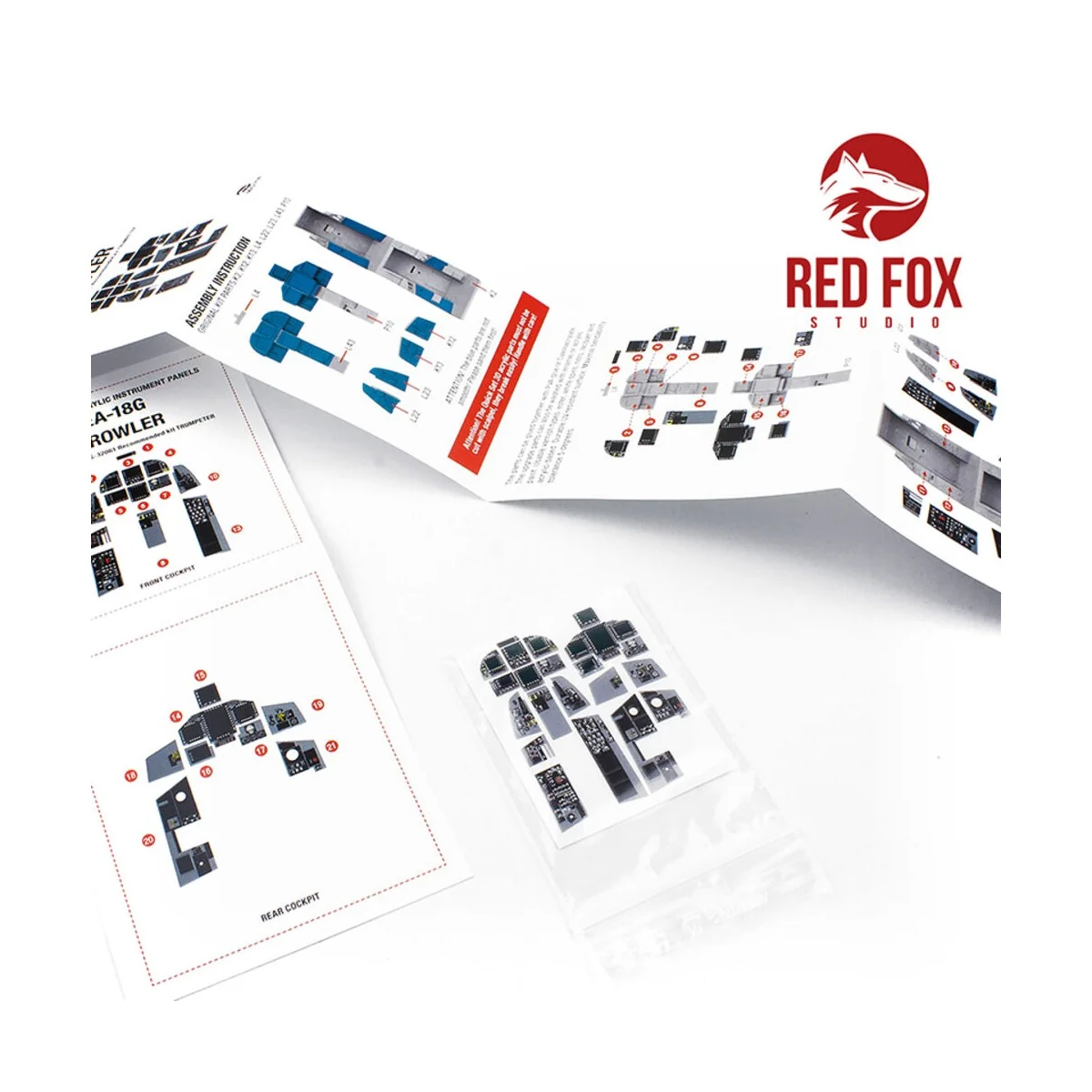 1/32 EA-18G Growler (for Trumpeter kit) - Red Fox Studio RFSQS-32061