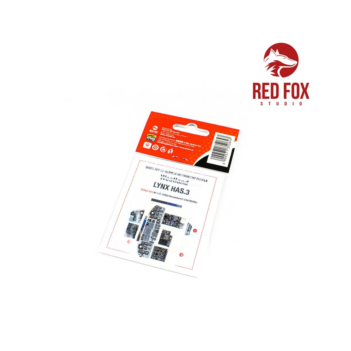 1/32 Westland Lynx HAS.3 (for Revell Kit) - Red Fox Studio RFSQS-32065