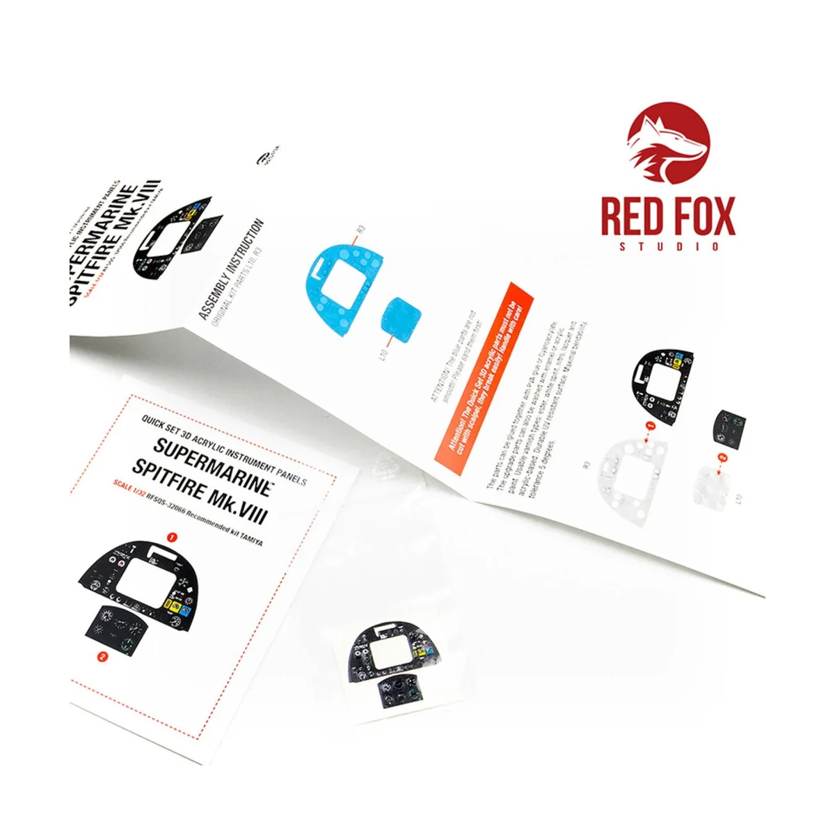 1/32 Supermarine Spitfire Mk.VIII (for Tamiya kit), 1/32 - Red Fox ...