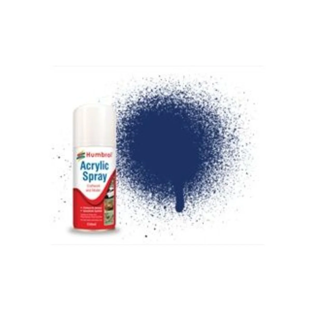 HUMBROL ACRYLIC HOBBY SPRAY 150ML No 15 Midnight Blue 155 mm Kanone...