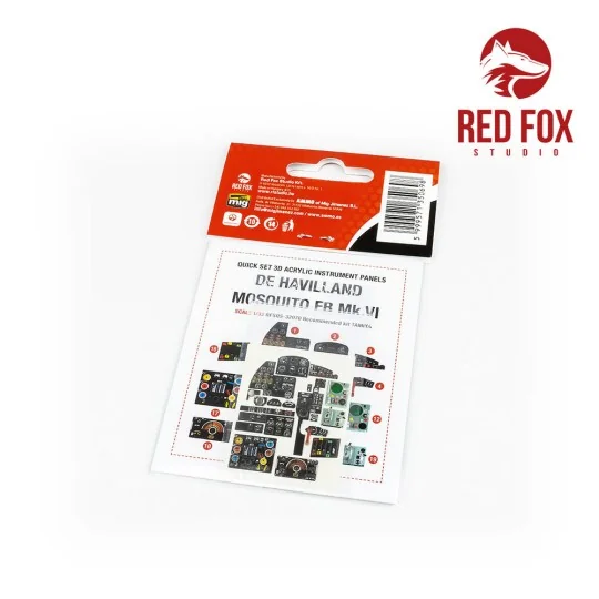 1/32 De Havilland Mosquito FB Mk.VI (for Tamiya kit) - Red Fox Stud...