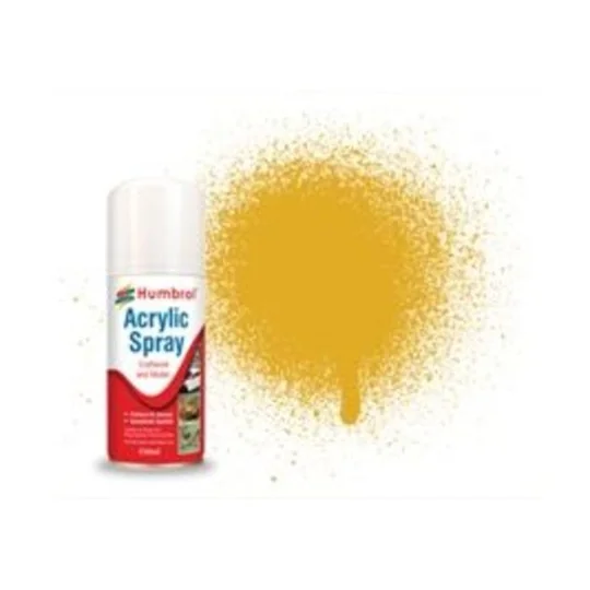 HUMBROL ACRYLIC HOBBY SPRAY 150ML No 16 Gold - Humbrol AD6016