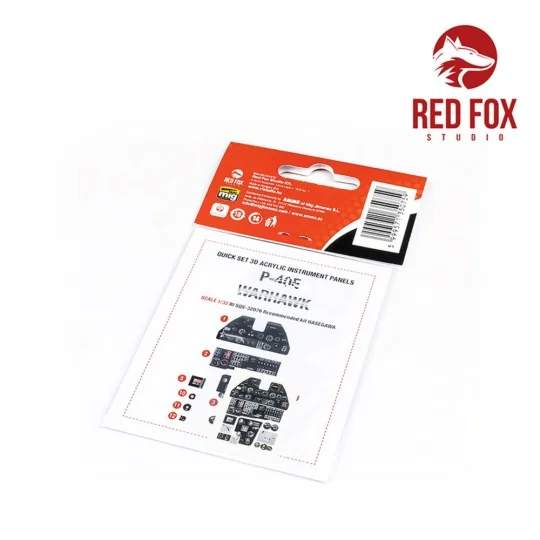1/32 P-40E Warhawk (for Hasegawa kit), 1/32 - Red Fox Studio RFSQS-...