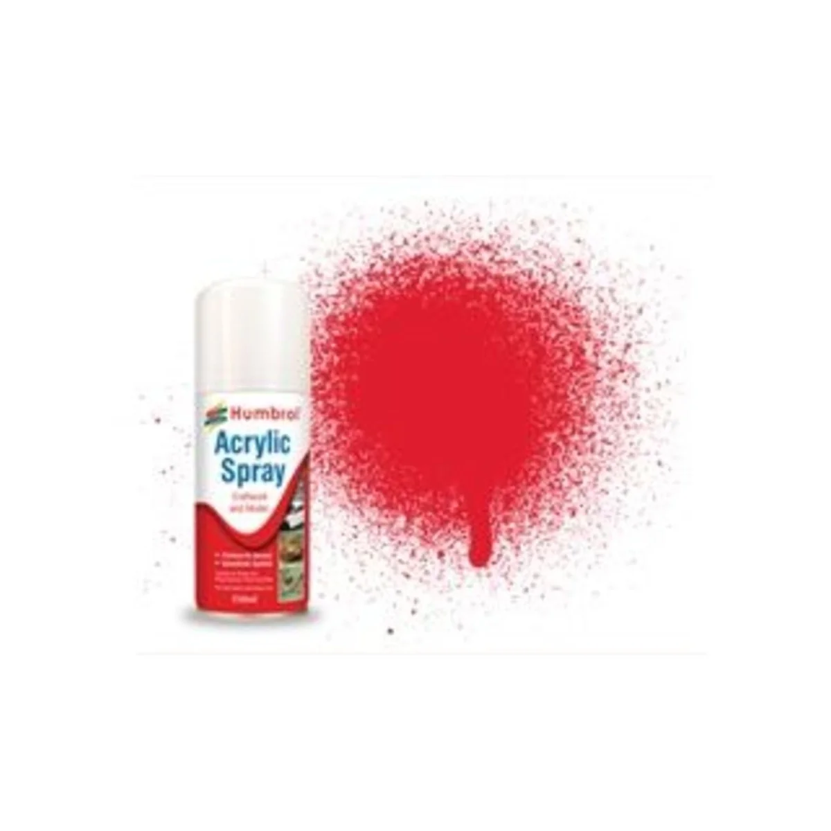 HUMBROL ACRYLIC HOBBY SPRAY 150ML No 19 Red - Humbrol AD6019