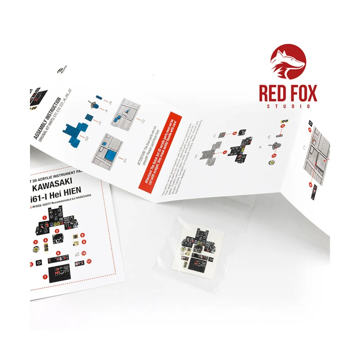 1/32 Kawasaki Ki61-I Hien (for Hasegawa kit), 1/32 - Red Fox Studio...