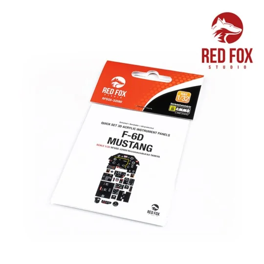 1/32 F-6D Mustang (for Tamiya kit) - Red Fox Studio RFSQS-32080