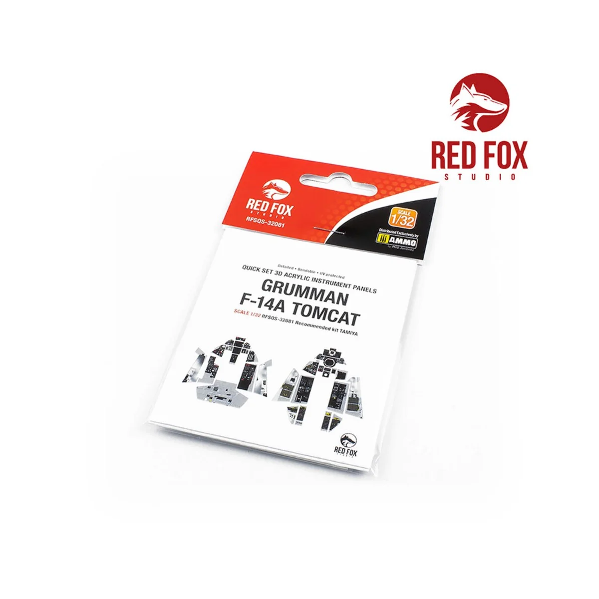 1/32 Grumman F-14A Tomcat (for Tamiya kit) - Red Fox Studio RFSQS-3...