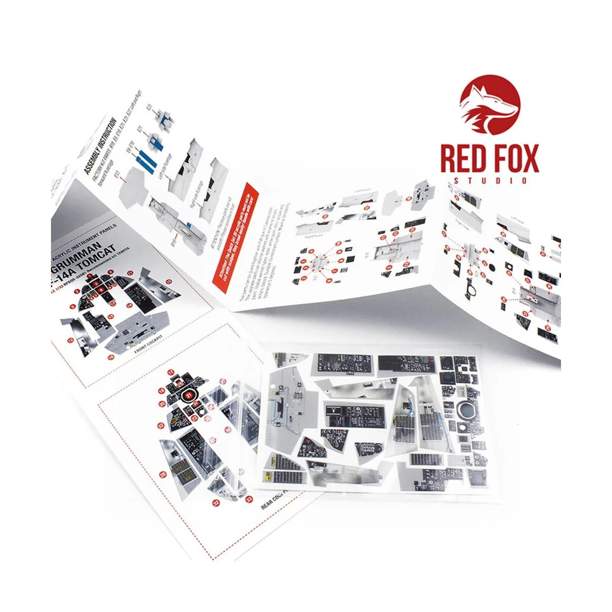 1/32 Grumman F-14A Tomcat (for Tamiya kit) - Red Fox Studio RFSQS-3...