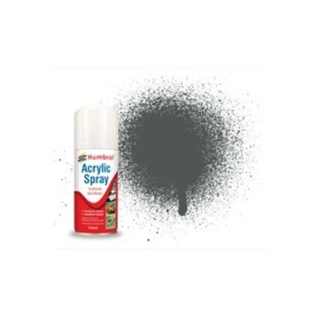 HUMBROL ACRYLIC HOBBY SPRAY 150ML No 27 Sea Grey - Humbrol AD6027 HUMBROL ACRYLIC HOBBY SPRAY 150ML No 27 Sea Grey - Humbrol AD6027