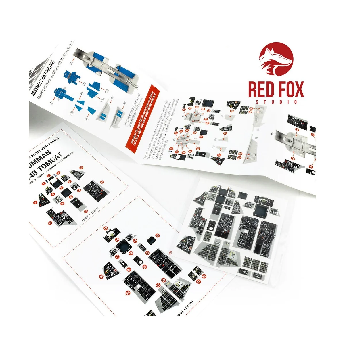 1/32 F-14B Tomcat (for Trumpeter kit) - Red Fox Studio RFSQS-32082