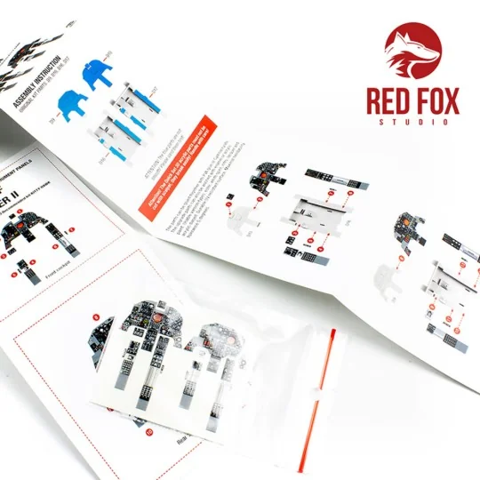 1/32 F-5F Tiger II (for Kitty Hawk Kit) - Red Fox Studio RFSQS-32083