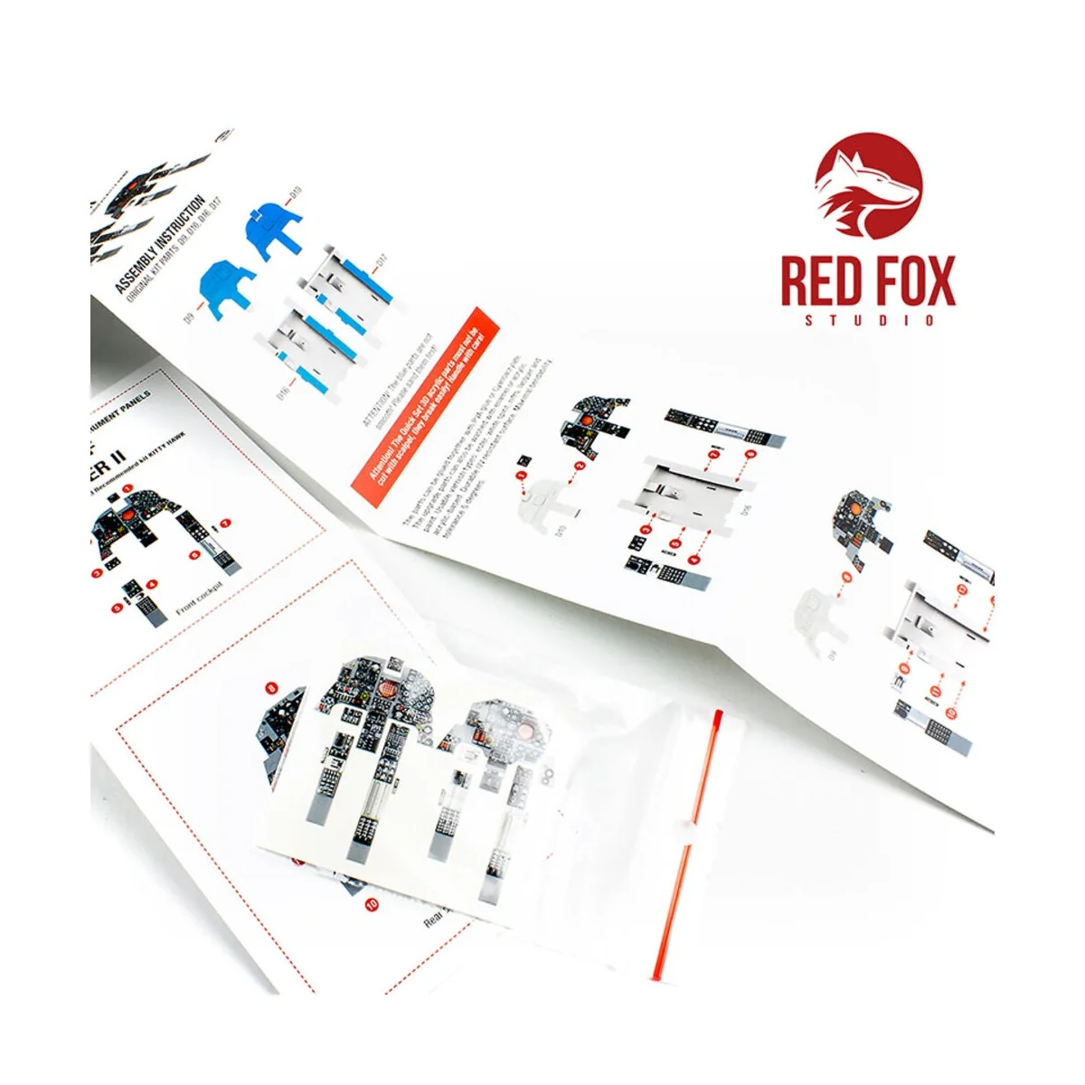 1/32 F-5F Tiger II (for Kitty Hawk Kit), 1/32 - Red Fox Studio RFSQ...