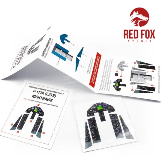 1/32 F-117A Nighthawk (Late) (for Trumpeter kit), 1/32 - Red Fox St...