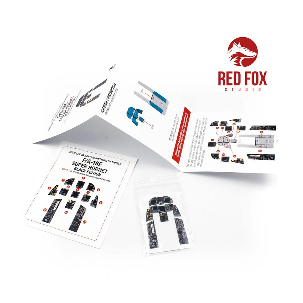 1/32 F/A-18E Super Hornet BE (for Revell kit) - Red Fox Studio RFSQ...