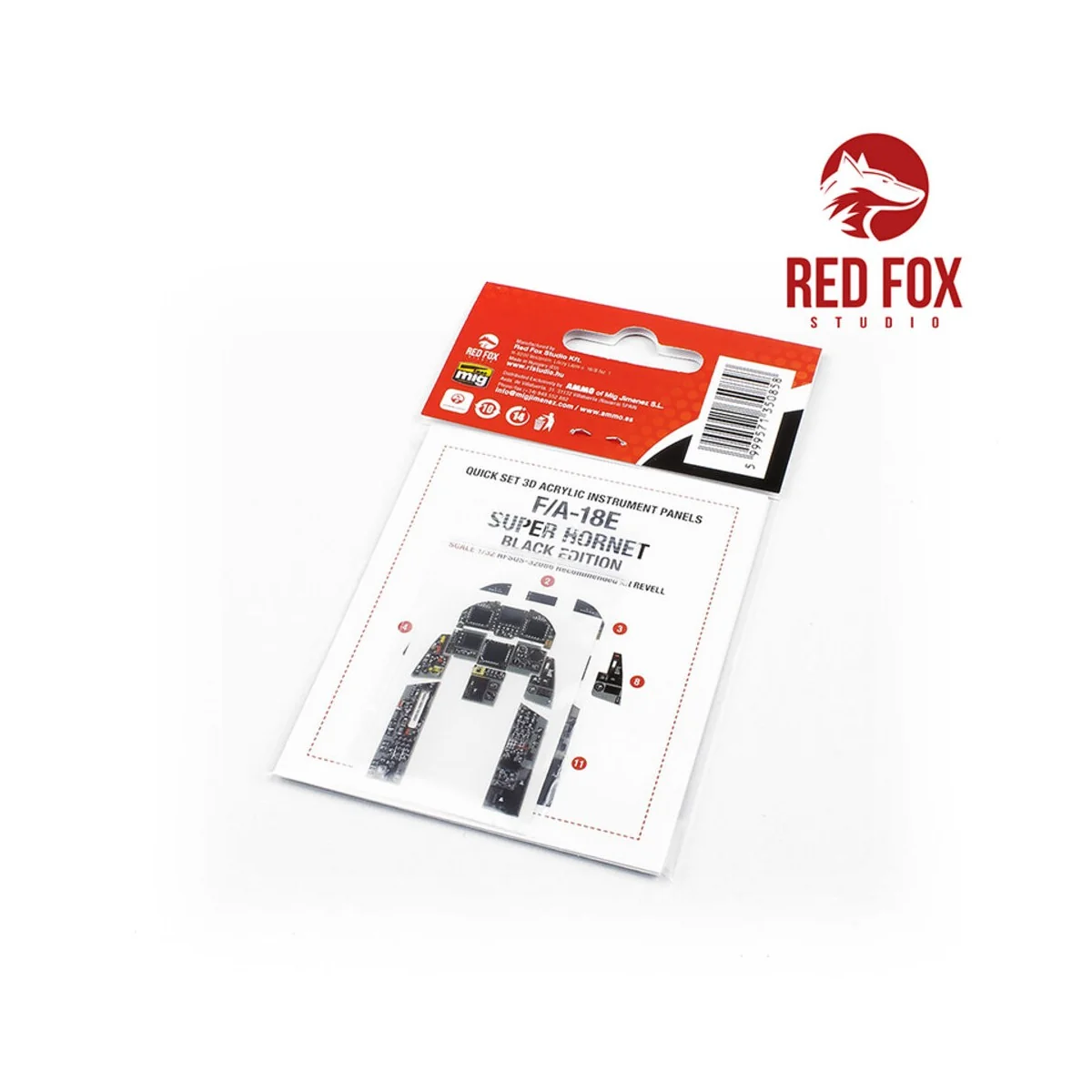 1/32 F/A-18E Super Hornet BE (for Revell kit) - Red Fox Studio RFSQ...