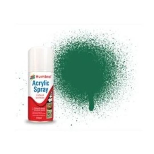 HUMBROL ACRYLIC HOBBY SPRAY 150ML No 30 Dark Green - Humbrol AD6030