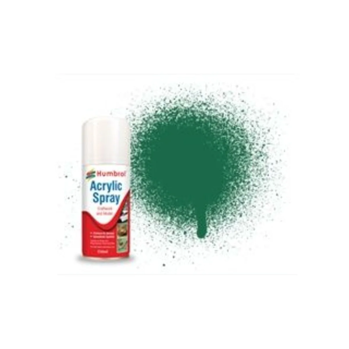 HUMBROL ACRYLIC HOBBY SPRAY 150ML No 30 Dark Green - Humbrol AD6030