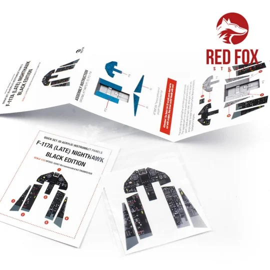 1/32 F-117A Nighthawk (Late) BE (for Trumpeter kit) - Red Fox Studi...