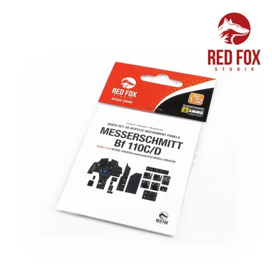 1/32 Messerschmitt Bf110 C/D (for Revell / Dragon kit), 1/32 - Red ...