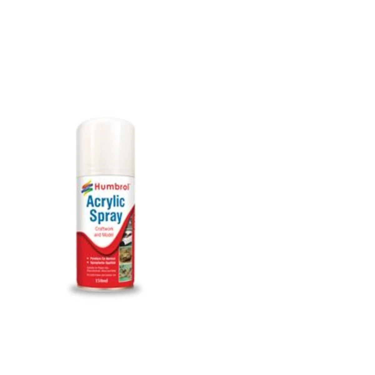 HUMBROL ACRYLIC HOBBY SPRAY 150ML No 34 White Matt US Marines - Hum... HUMBROL ACRYLIC HOBBY SPRAY 150ML No 34 White Matt US Marines - Hum...