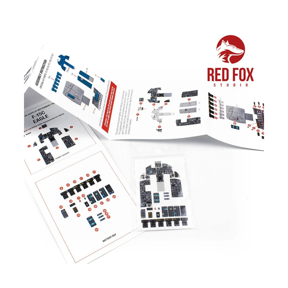 1/32 F-15C Eagle (for Tamiya kit) - Red Fox Studio RFSQS-32091