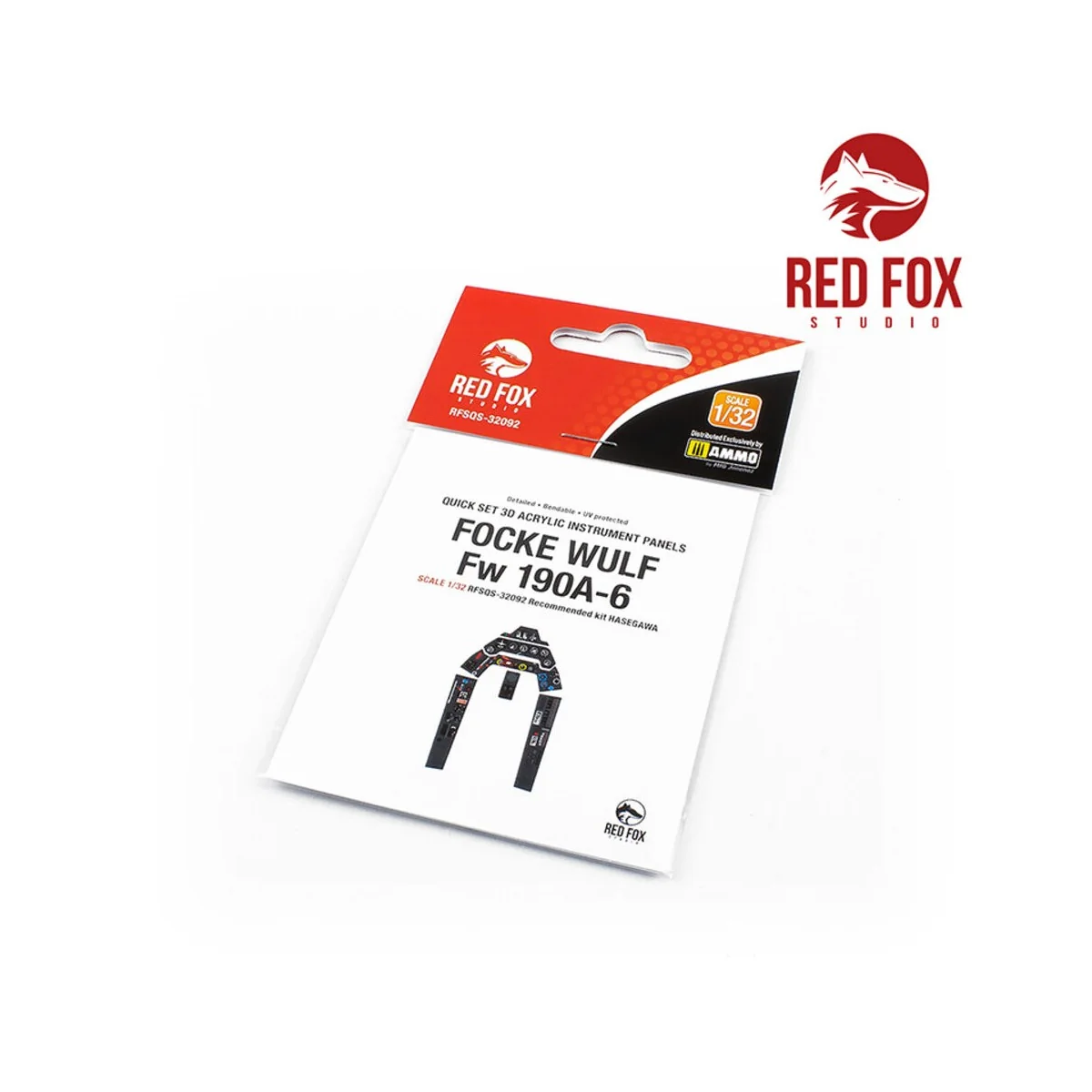 1/32 Focke Wulf Fw 190A-6 (for Hasegawa kit) - Red Fox Studio RFSQS...