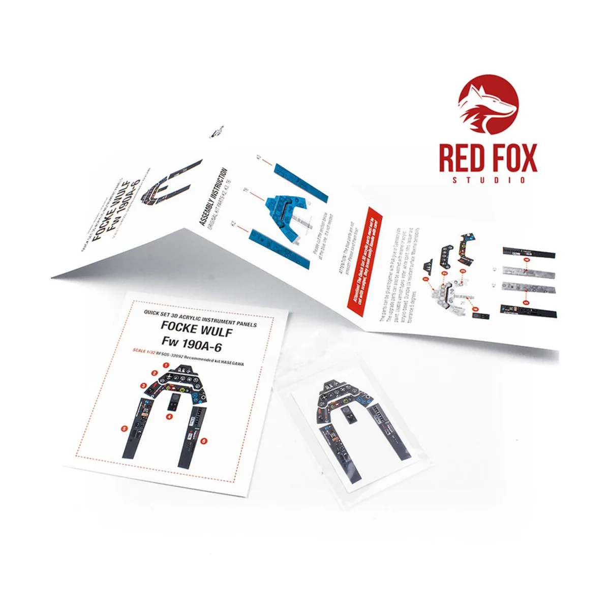 1/32 Focke Wulf Fw 190A-6 (for Hasegawa kit), 1/32 - Red Fox Studio...