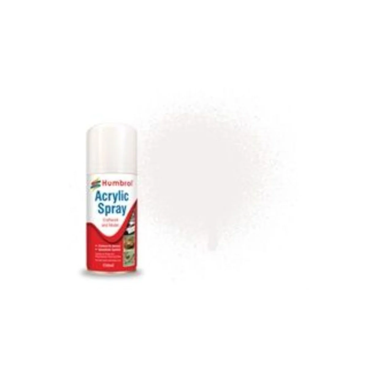 HUMBROL ACRYLIC HOBBY VARNISH SPRAY 150ML No 49 Varnish Matt - Humb...