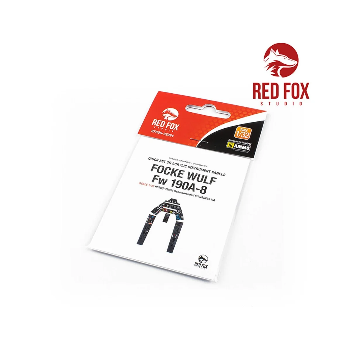 1/32 Focke Wulf Fw 190A-8 (for Hasegawa kit), 1/32 - Red Fox Studio...