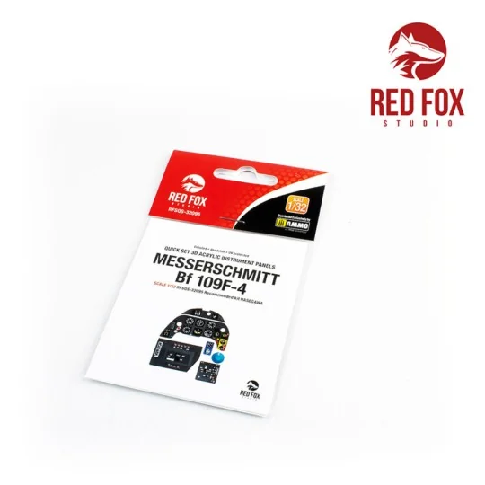 1/32 Messerschmitt Bf 109F-4 (for Hasegawa Kit), 1/32 - Red Fox Stu...
