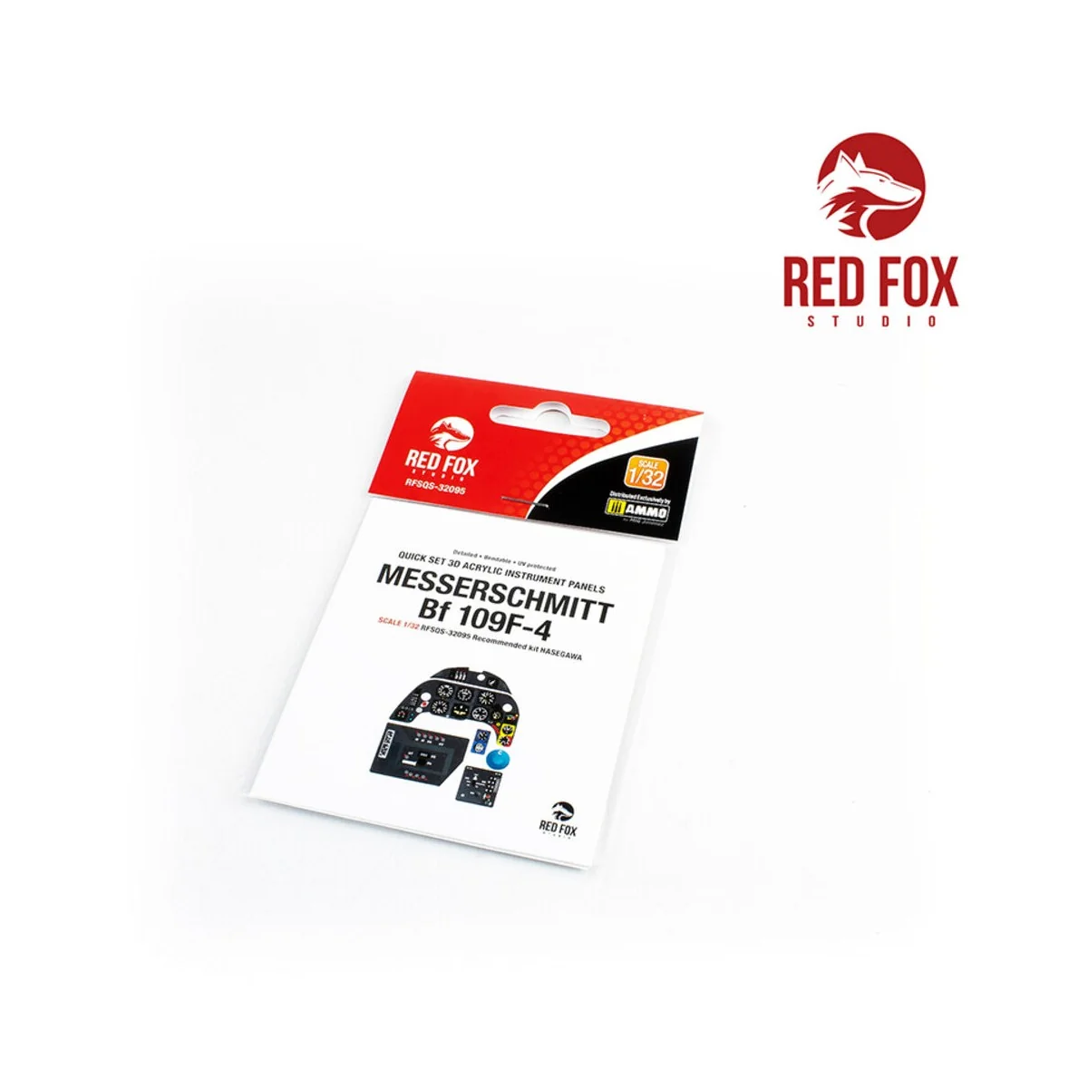 1/32 Messerschmitt Bf 109F-4 (for Hasegawa Kit), 1/32 - Red Fox Stu...