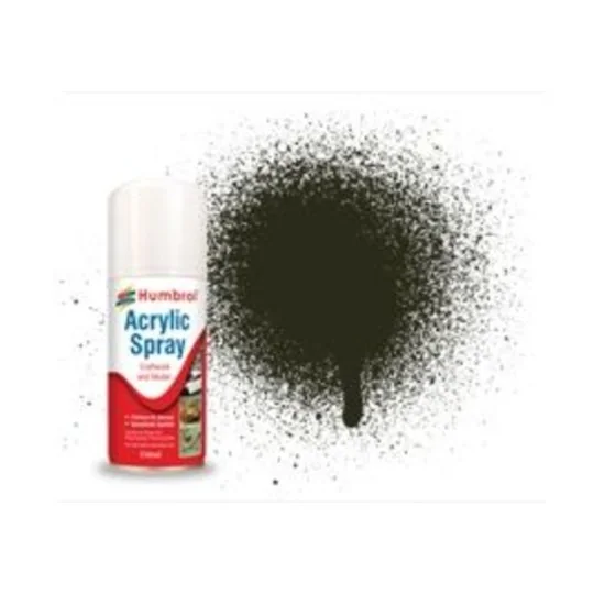 HUMBROL ACRYLIC HOBBY SPRAY 150ML No 53 Gun Metal - Humbrol AD6053
