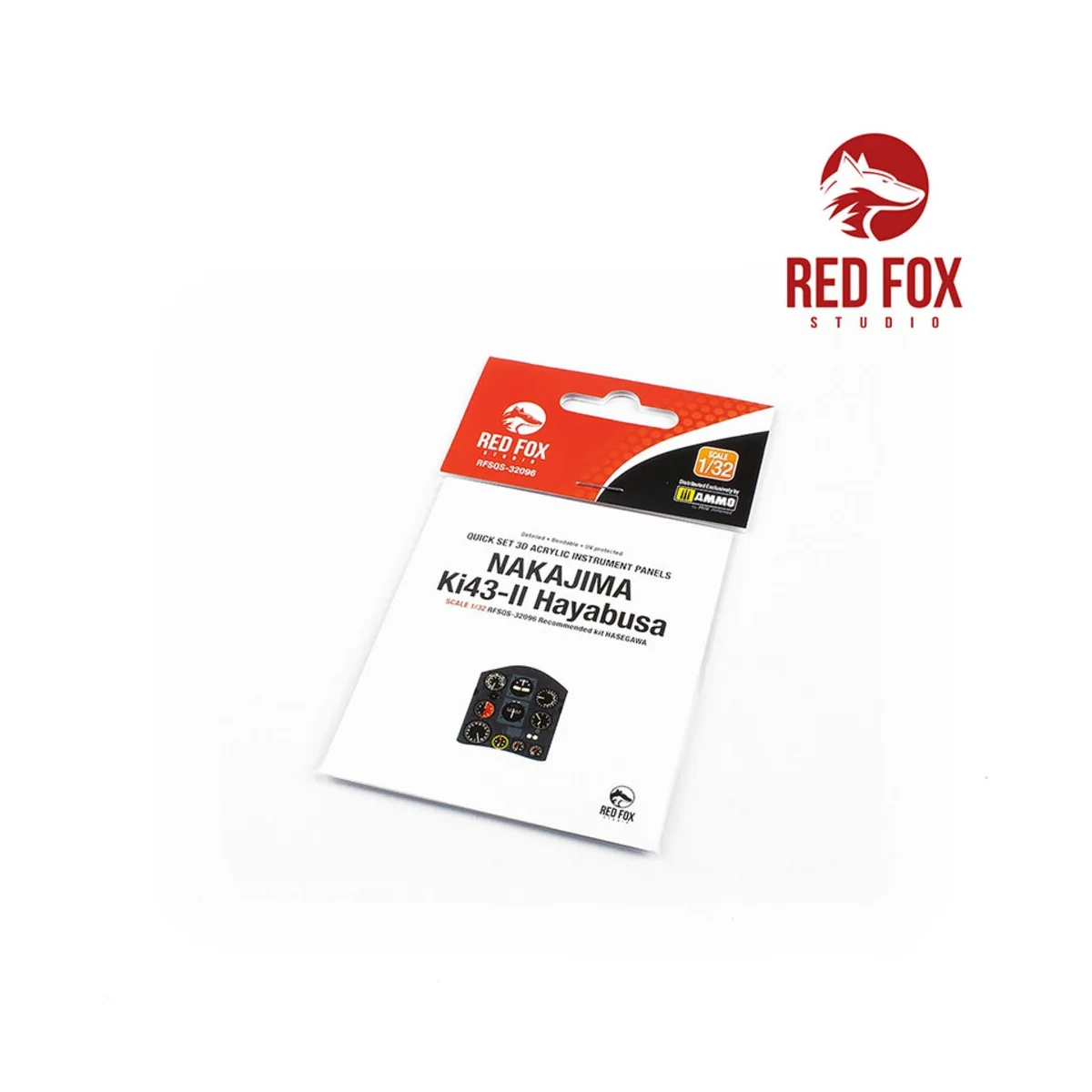 1/32 Nakajima Ki43-II Hayabusa (for Hasegawa kit), 1/32 - Red Fox S...