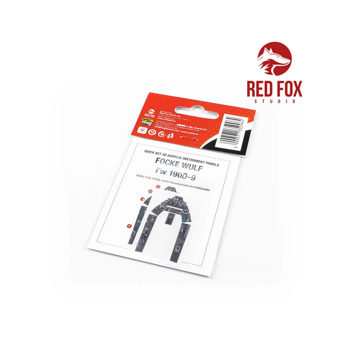 1/32 Focke Wulf Fw 190D-9 Dora (for Hasegawa kit) - Red Fox Studio ...