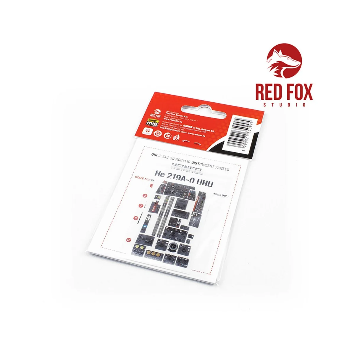 1/32 Heinkel He 219A-0 UHU (for SWS Zoukei-Mura INC. kit) - Red Fox...