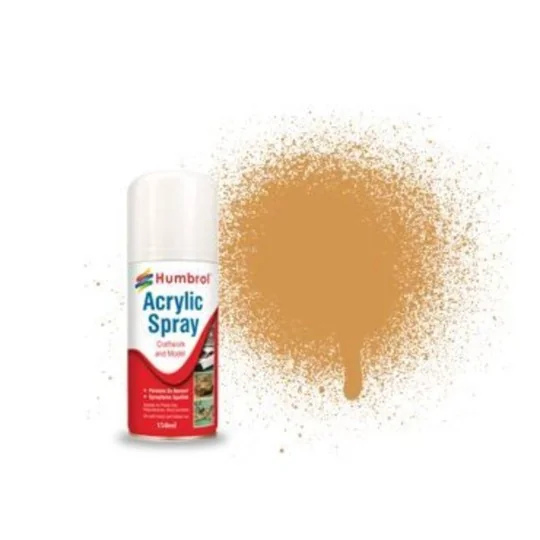 HUMBROL ACRYLIC HOBBY SPRAY 150ML No 63 Sand - Humbrol AD6063