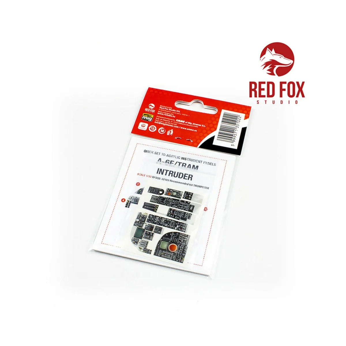 1/32 A-6E TRAM Intruder (for Trumpeter Kit) - Red Fox Studio RFSQS-...