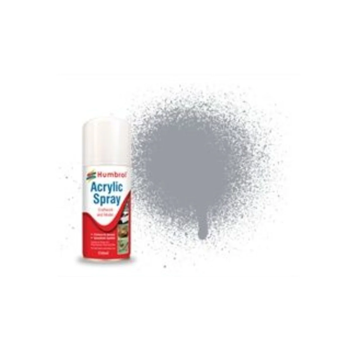 HUMBROL ACRYLIC HOBBY SPRAY 150ML No 64 Grey - Humbrol AD6064