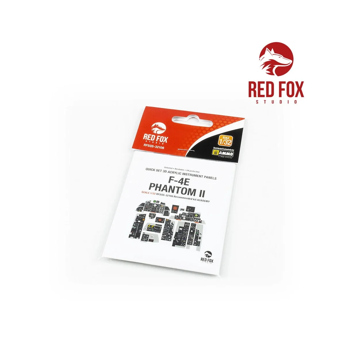 1/32 F-4E Phantom II (for Academy kit), 1/32 - Red Fox Studio RFSQS...