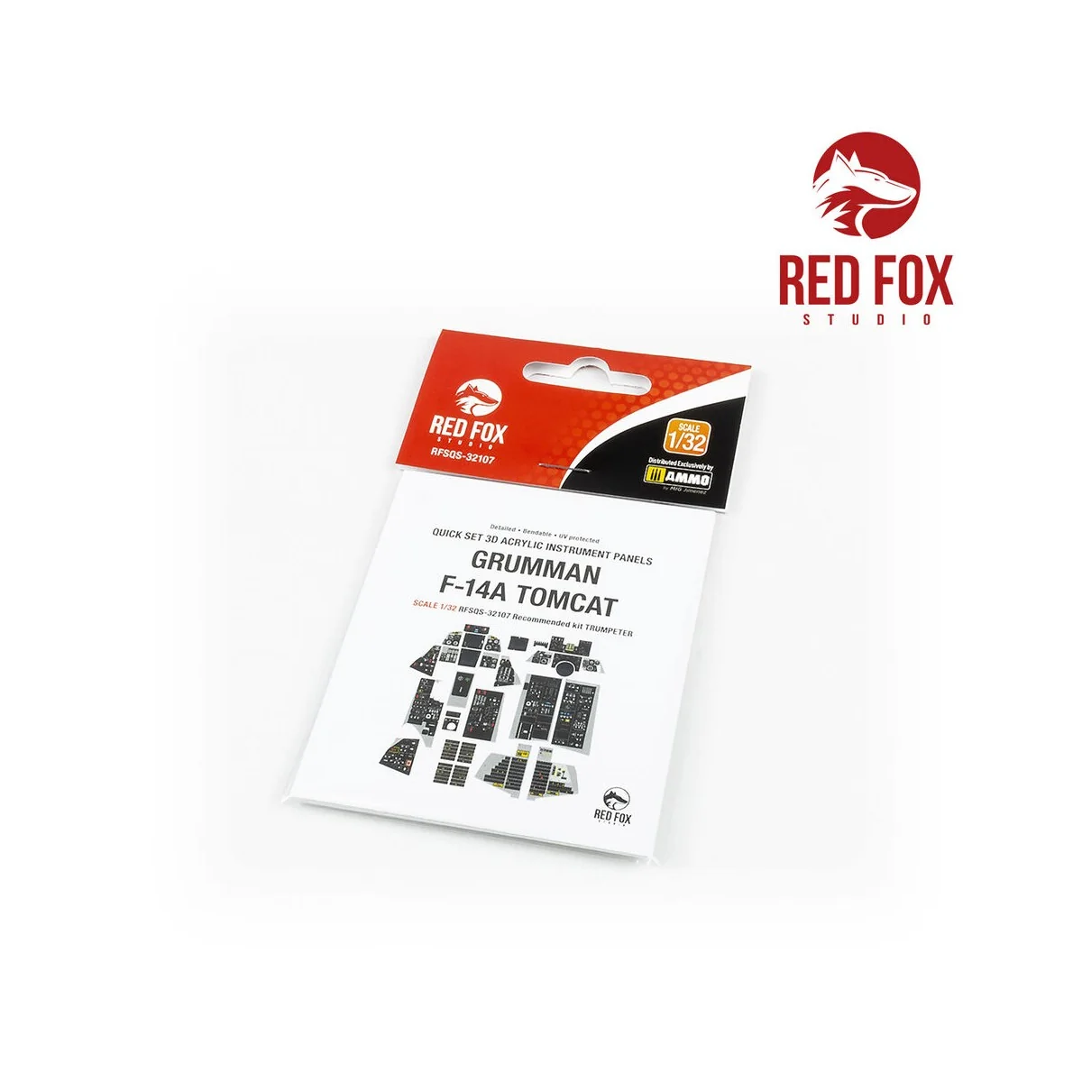 1/32 F-14A Tomcat (for Trumpeter kit) - Red Fox Studio RFSQS-32107
