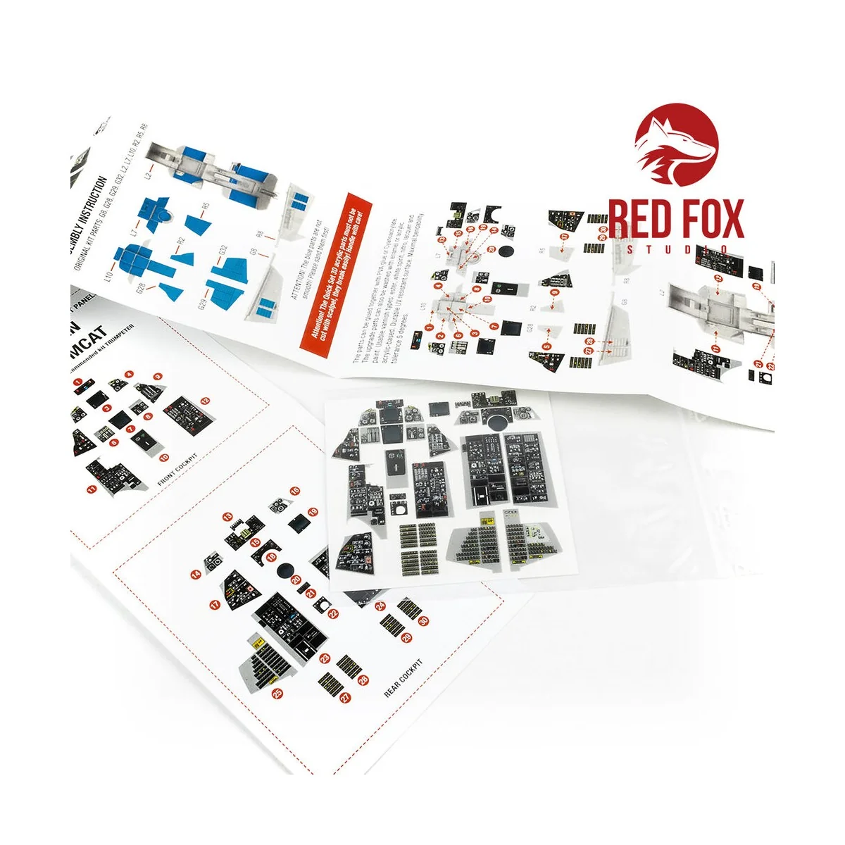 1/32 F-14A Tomcat (for Trumpeter kit) - Red Fox Studio RFSQS-32107