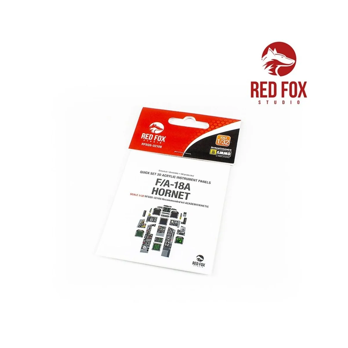1/32 F/A-18A Hornet (for Academy/Kinetic kit), 1/32 - Red Fox Studi...
