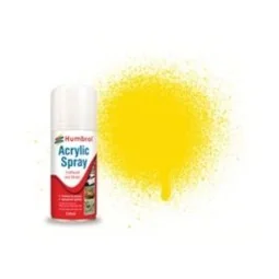 HUMBROL ACRYLIC HOBBY SPRAY 150ML No 69 Yellow - Humbrol AD6069